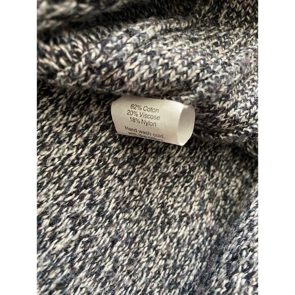 Madewell Cardigan Size Small Black White Grandpa Sweater - Picture 6 of 8